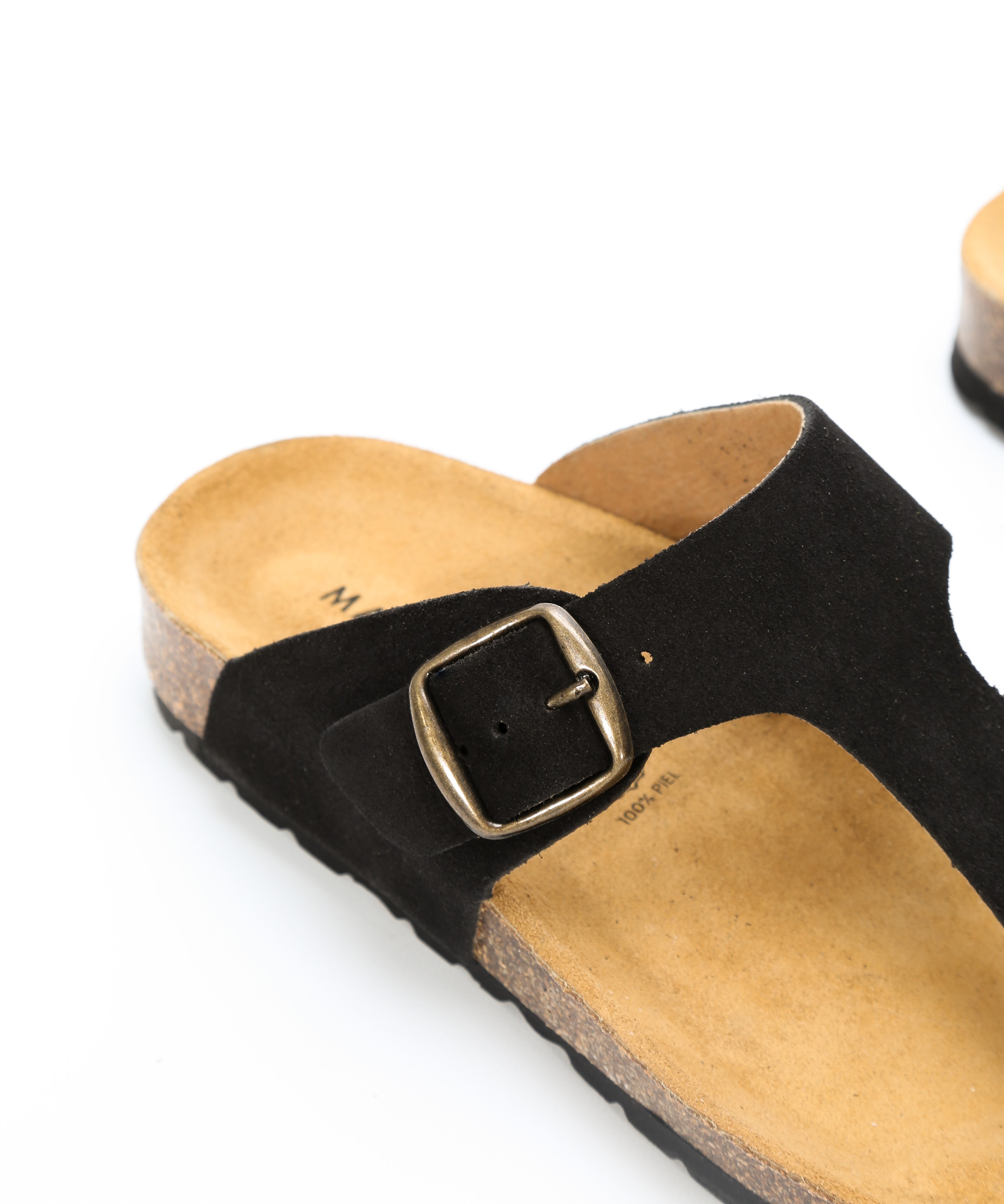 Sandalias de piel detalle metálico image number null